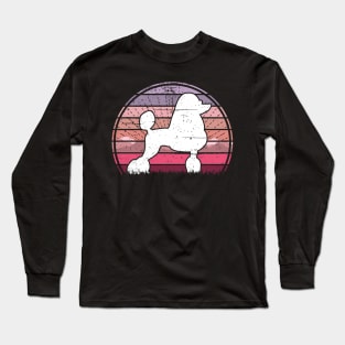 Poodle Sunset Long Sleeve T-Shirt